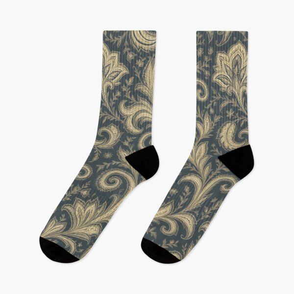 Item preview, Dark Paisley Pattern,Khaki Ornamental Design designed and sold by Tadida.