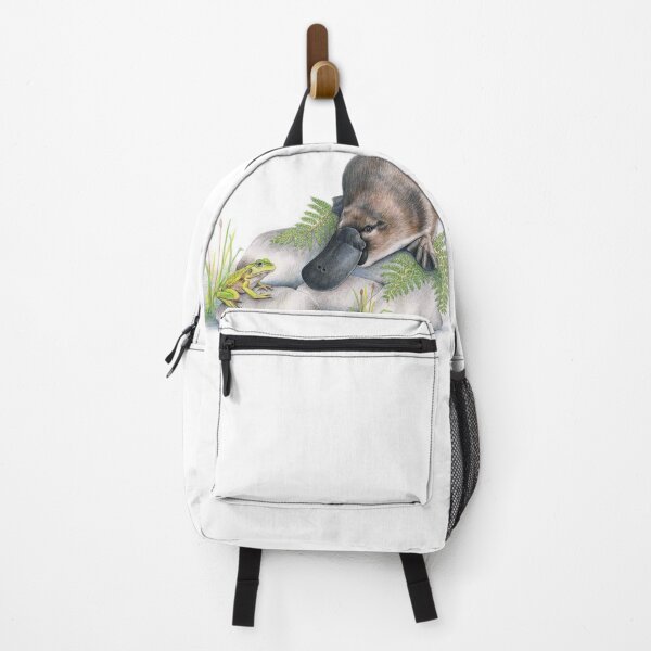 Item preview, Platypus (with Growling Grass Frog) designed and sold by Jo's Desktop.