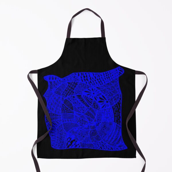 Item preview, Abstract Blue Zen tangle designed and sold by Pugavatar.