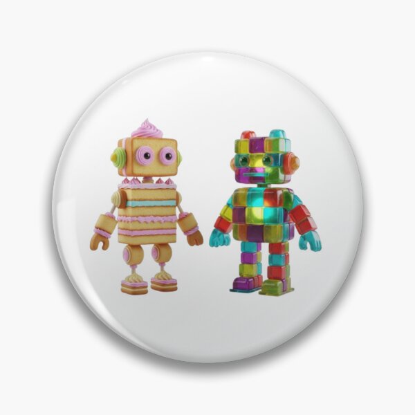 Item preview, cute robot designed and sold by PP&RAINBOW SHOP.