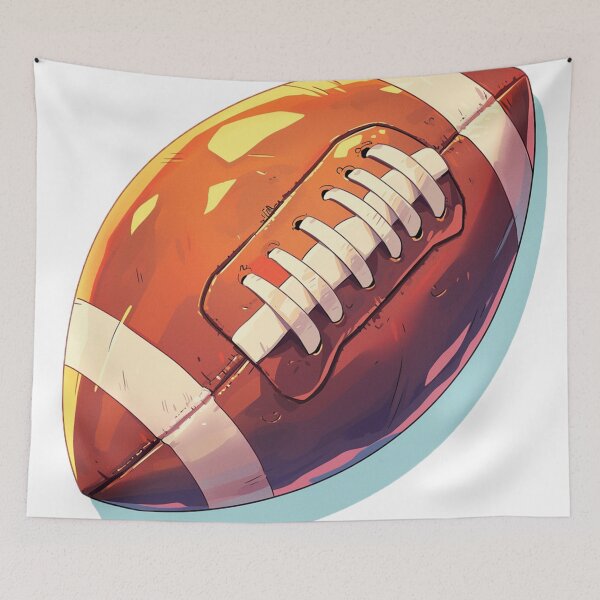 Item preview, football designed and sold by Stickermagician.