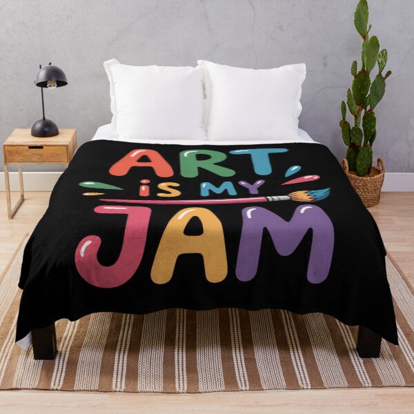 Item preview, Art Is My Jam Pun Colorful Artist Design designed and sold by Bliss Find And Design.