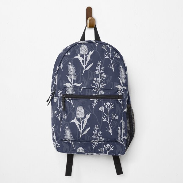 Item preview, Native Flowers on Navy designed and sold by clary + sage.