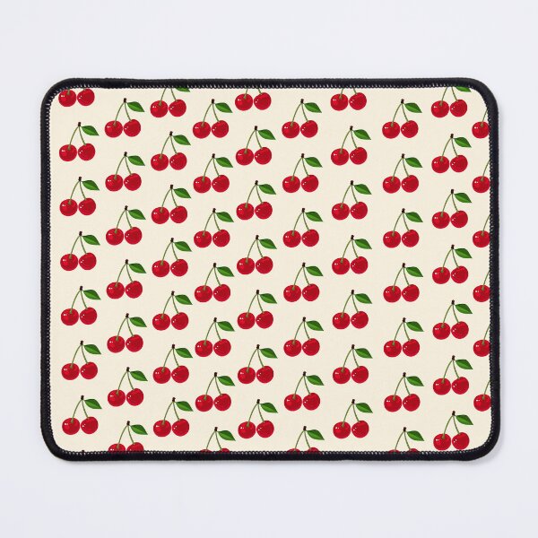 Item preview, Bright Red Cherry Pattern,Cream Background Seamless Design designed and sold by Tadida.