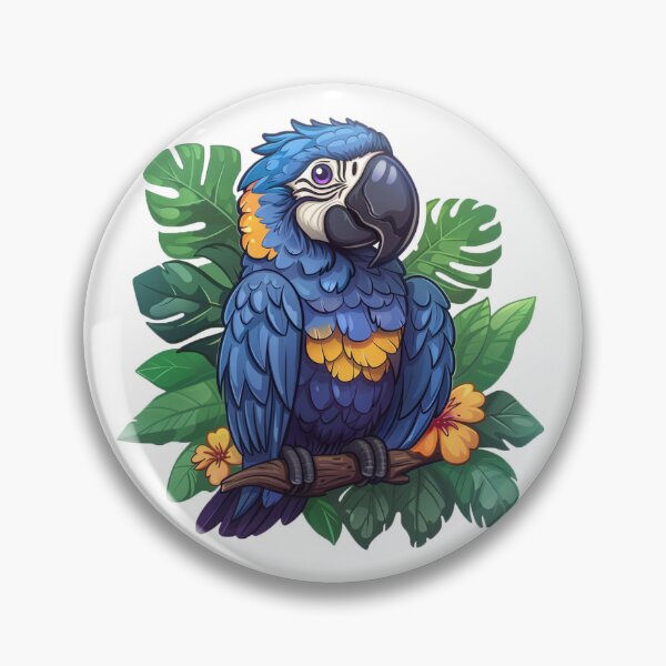 Item preview, parrot designed and sold by Stickermagician.