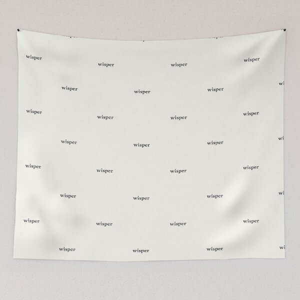 Item preview, Whispers Minimal Distressed Typography Poster designed and sold by KK-Black34.
