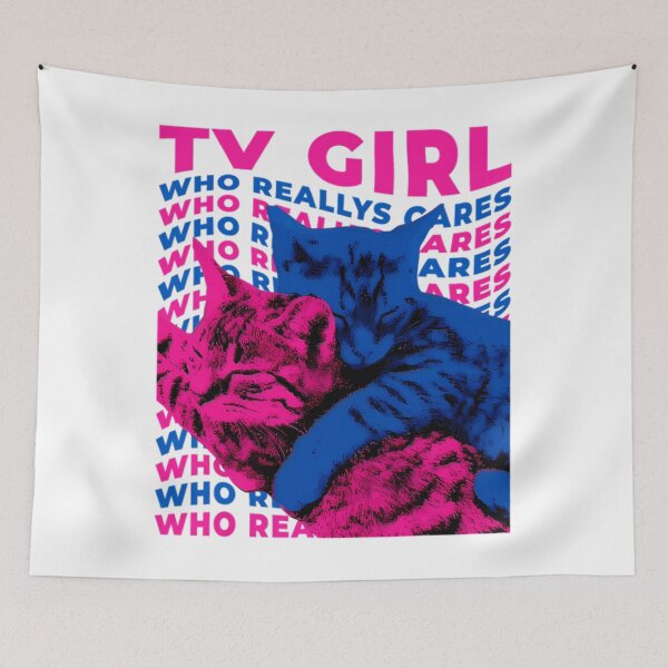 Item preview, Tv Girl Album Frenchs Exit Who Really Cares Cat designed and sold by ErickaMitche.