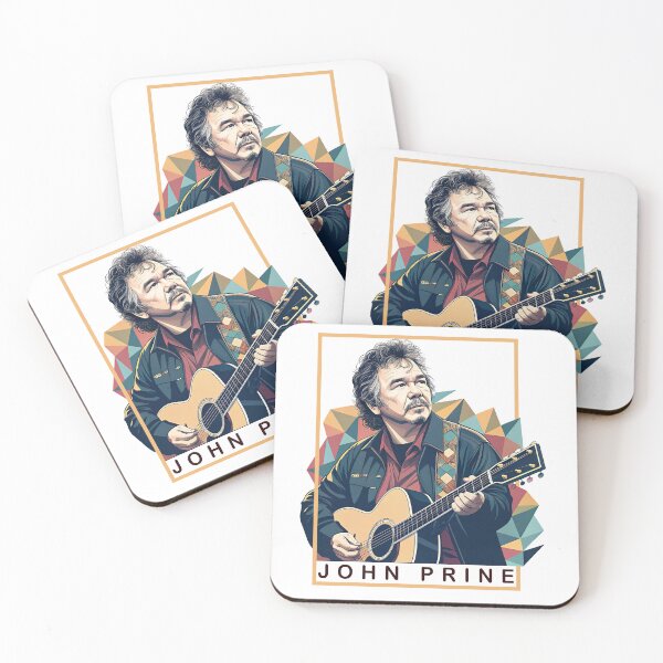 Item preview, John Prine in Spite of Ourselves, Vintage Retro Style designed and sold by graphic-genie.