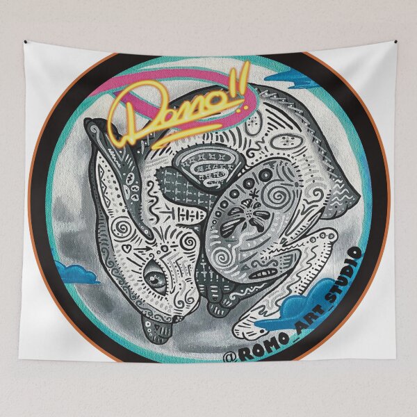 Item preview, logo blunt rabbit art designed and sold by Romo-Art.