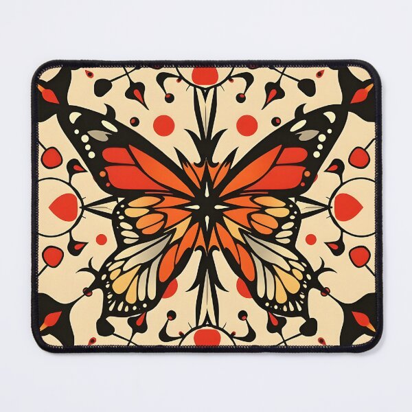 Item preview, Surreal Bauhaus Butterfly & Celestial Kaleidoscope Pattern designed and sold by WhimsicalThredz.