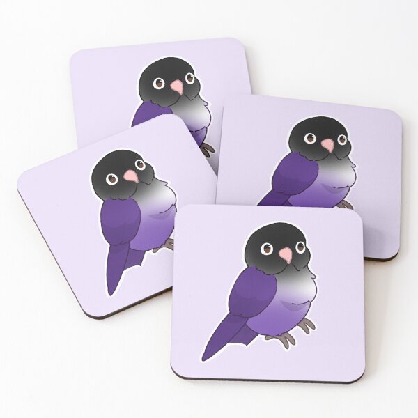 Item preview, Masked lovebird - violet designed and sold by Blueberry-b1rd.