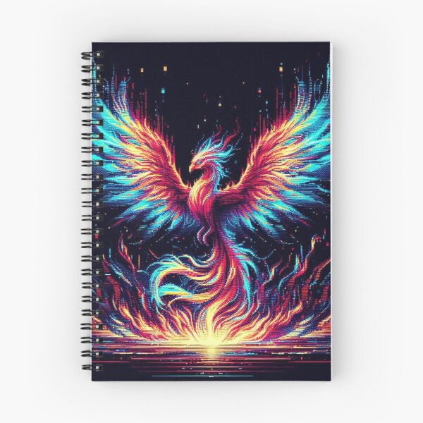 Item preview, the Neon Phoenix rises again designed and sold by DreamArt Creations.