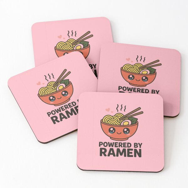 Item preview, Powered by Ramen – Cute Kawaii Anime Bowl Design designed and sold by Diwakar-Designs.