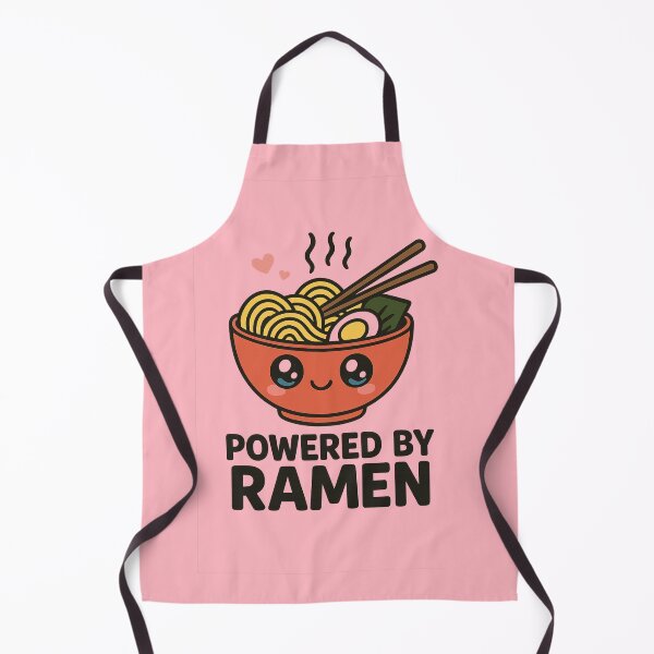 Item preview, Powered by Ramen – Cute Kawaii Anime Bowl Design designed and sold by Diwakar-Designs.