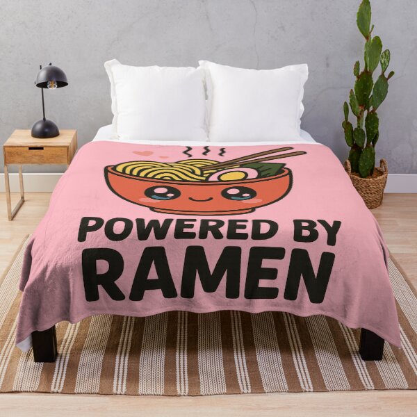 Item preview, Powered by Ramen – Cute Kawaii Anime Bowl Design designed and sold by Diwakar-Designs.