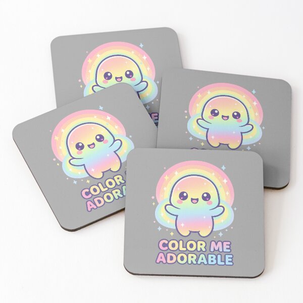 Item preview, Kawaii Rainbow Elemental – Color Me Adorable designed and sold by Dream Machine.