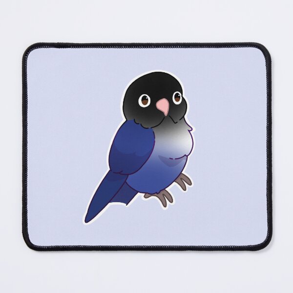 Item preview, Masked lovebird - blue designed and sold by Blueberry-b1rd.