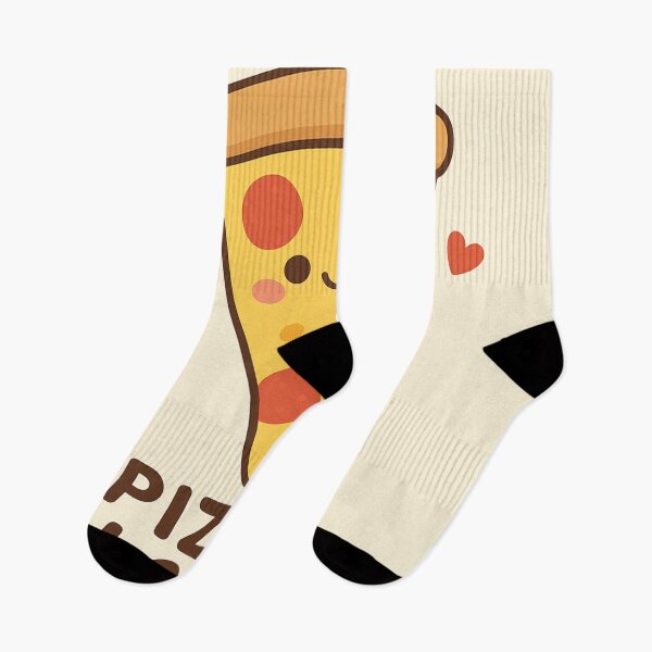 Item preview, Cute Kawaii Pizza Love – Funny Food Lover Cartoon Design designed and sold by LahkarStudio.