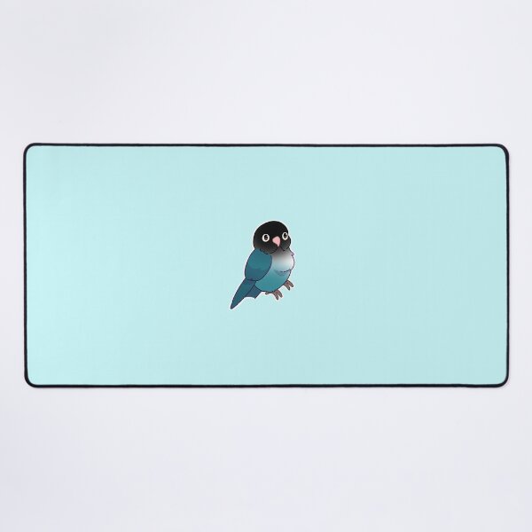 Item preview, Masked lovebird - turquoise designed and sold by Blueberry-b1rd.