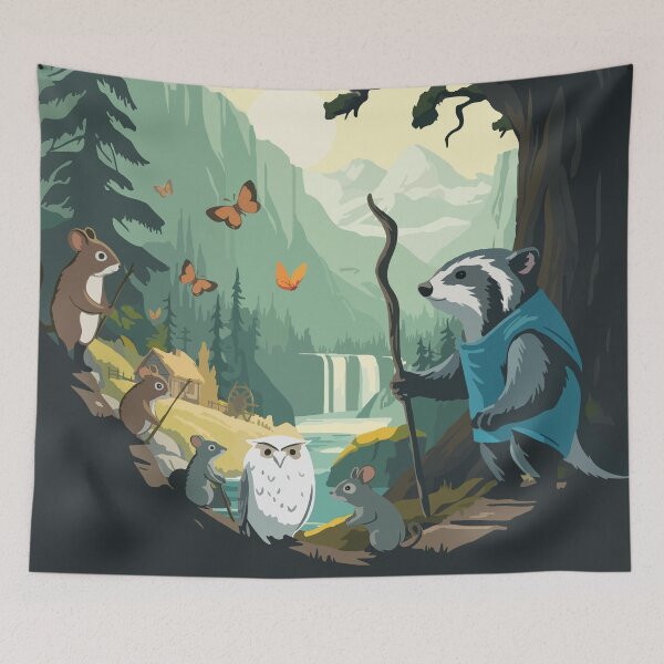 Item preview, Everdell - Inspired Poster / Retro Board Game Poster / Wall Art Print / Fantasy, Board Game, RPG, DnD / Home Decor Gift Idea Poster designed and sold by RoleplayRealm.