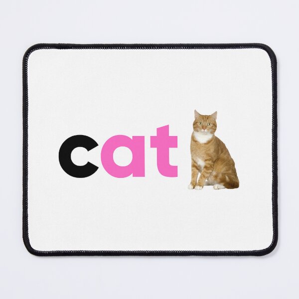 Item preview, Pink Cat Word Art Design – Cute Minimal Style for Cat Lovers designed and sold by nickjones81.