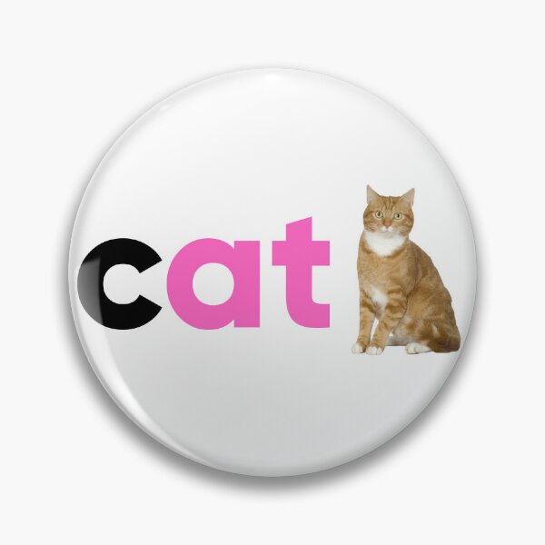 Item preview, Pink Cat Word Art Design – Cute Minimal Style for Cat Lovers designed and sold by nickjones81.