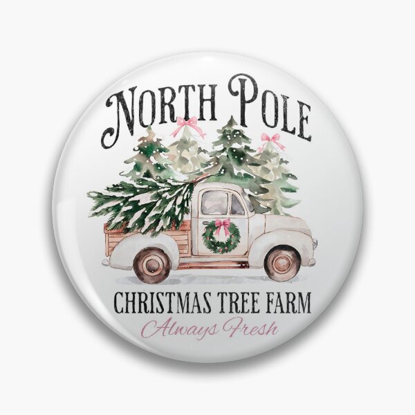 Artikelvorschau, North Pole Weihnachtsbaumfarm Schwarz entworfen und verkauft von HasHs.