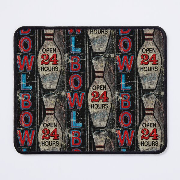 Item preview, Vintage Bowling Alley Sign | Open 24 Hours Retro Art designed and sold by vaerk.