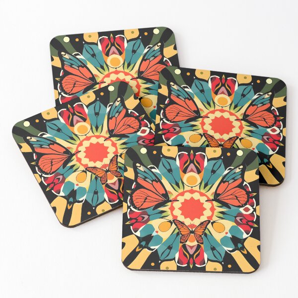 Item preview, Surreal Butterfly & Celestial Kaleidoscope Pattern designed and sold by WhimsicalThredz.