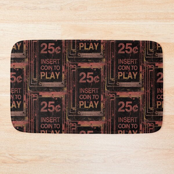 Item preview, Vintage Arcade "Insert Coin" Sign | Retro Gamer Art designed and sold by vaerk.