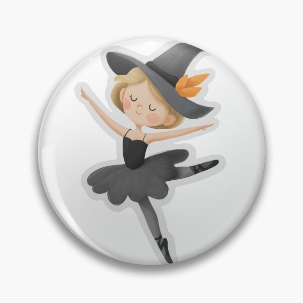 Item preview, Witch Ballerina Sticker designed and sold by Chris349.