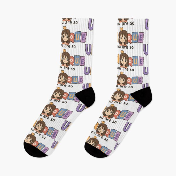 Item preview, You Are So Unique Cute Anime Girl Positive Quote designed and sold by graphicnew.