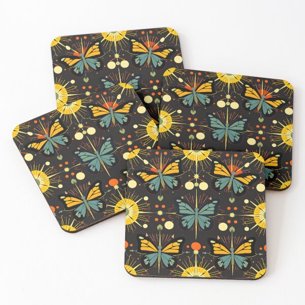 Item preview, Bauhaus Butterfly & Celestial Kaleidoscope Pattern designed and sold by WhimsicalThredz.