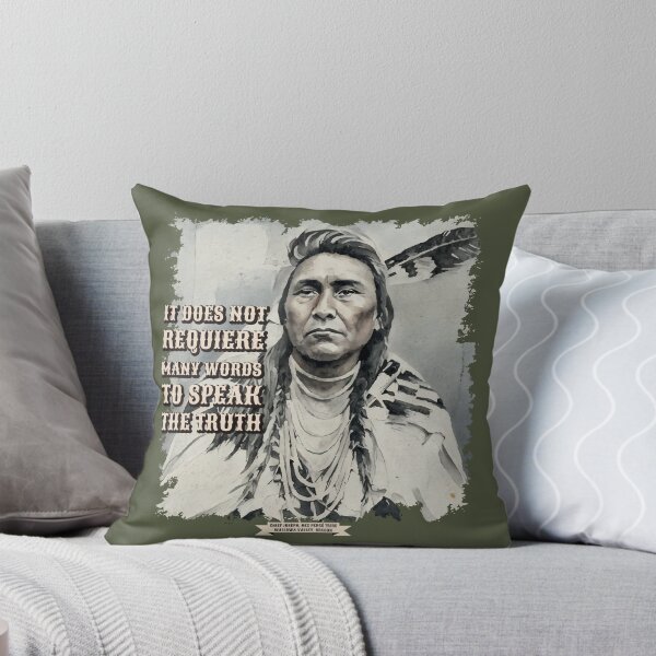 Item preview, Chief Joseph, Nez Percé Tribe "It Does Not Requiere Many Words to Speak the Truth" designed and sold by Mapeti.