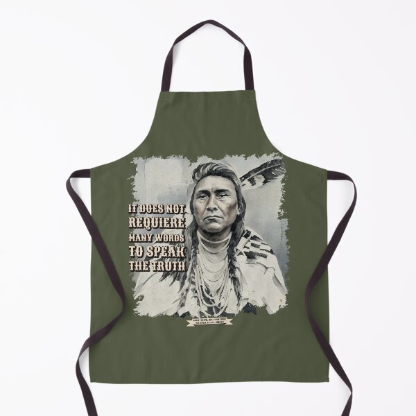 Item preview, Chief Joseph, Nez Percé Tribe "It Does Not Requiere Many Words to Speak the Truth" designed and sold by Mapeti.