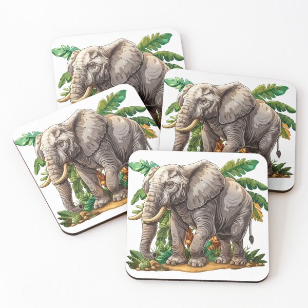 Item preview, Cute cartoon elephant designed and sold by Stickermagician.