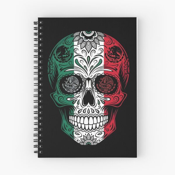 Item preview, Mexican Flag Sugar Skull - Patriotic Calavera Design designed and sold by AV.