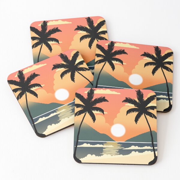 Item preview, Sunset at a Tropical Beach designed and sold by Gradasee.
