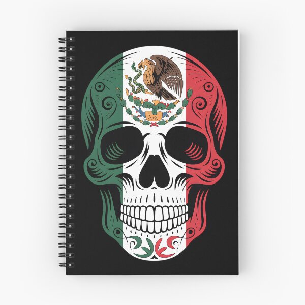 Item preview, Mexican Flag Sugar Skull - Patriotic Calavera Design designed and sold by AV.