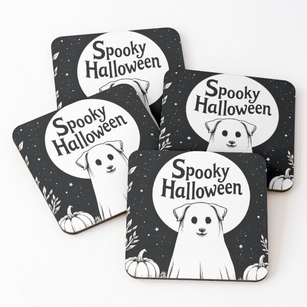 Item preview, funny dog, Halloween ghost designed and sold by Mauswohn.