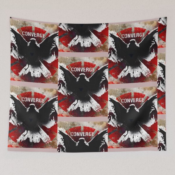 Artikelvorschau, Grunge Rabenflügel Rotes Kreuz Design | Distressed Dark Ästhetische Kunst entworfen und verkauft von TimothyPonder.