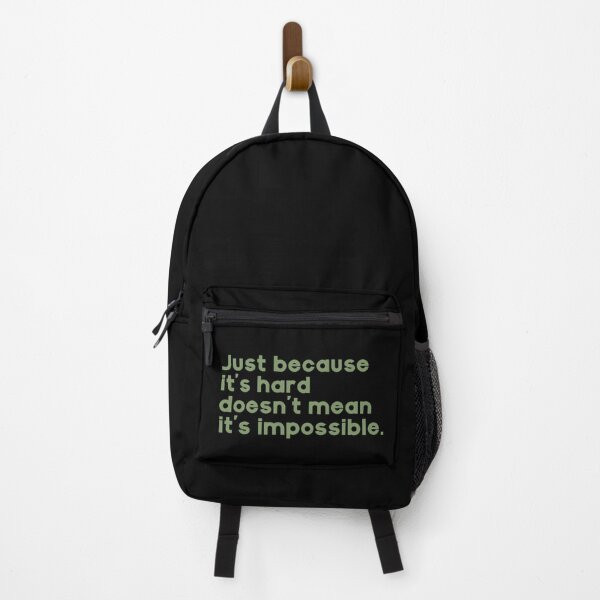 Item preview, Just because it's hard doesn't mean it's impossible. designed and sold by GMM Designs.