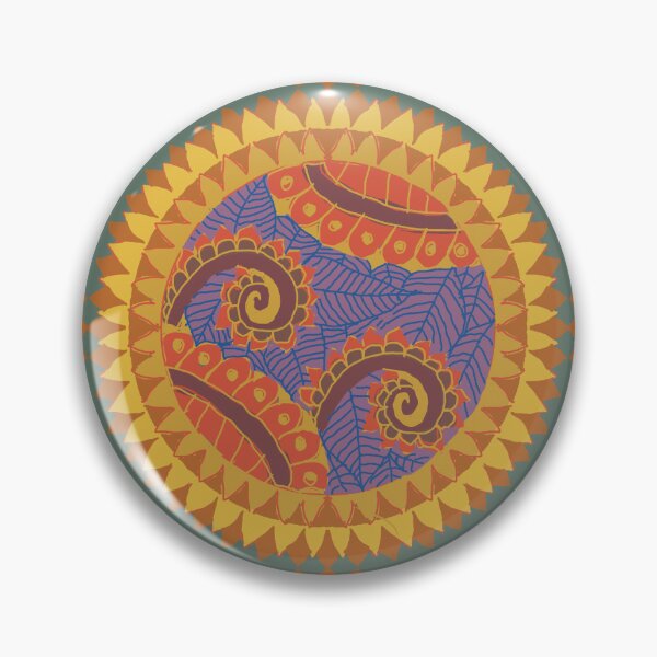 Item preview, Abstract geometric shapes repeating pattern - yellow designed and sold by Svasti Arts and Designs.