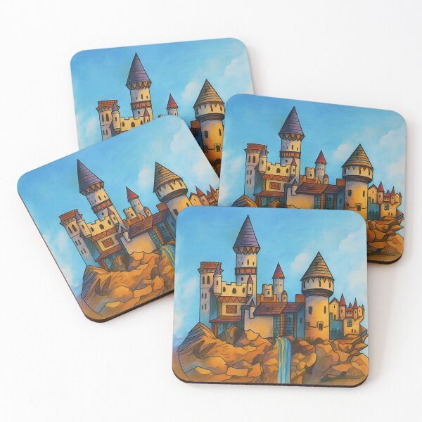 Item preview, Castle with a Waterfall (Daytime Edition) designed and sold by Lucidesigns.
