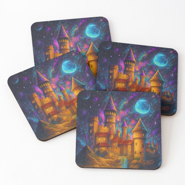Item preview, Castle with a Waterfall (Nighttime Edition) designed and sold by Lucidesigns.