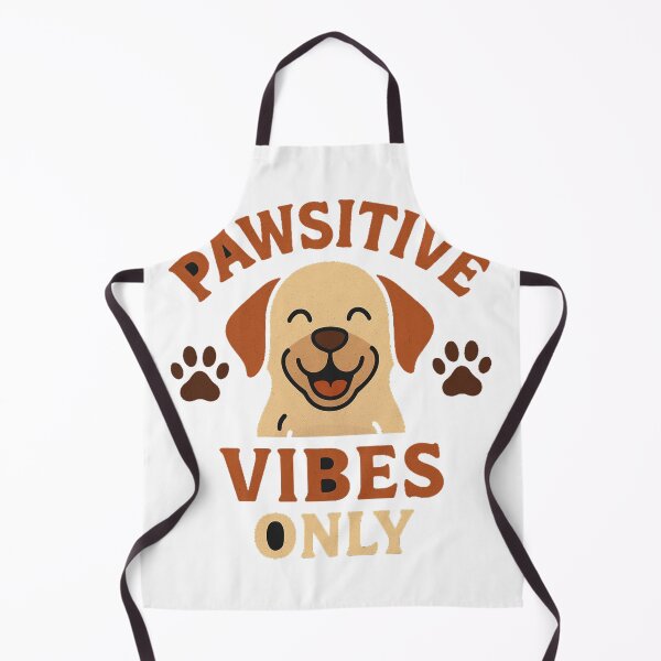 Item preview, Pawsitive Vibes Only – Cute Retro Dog T-Shirt Design designed and sold by DailyVibesCo.