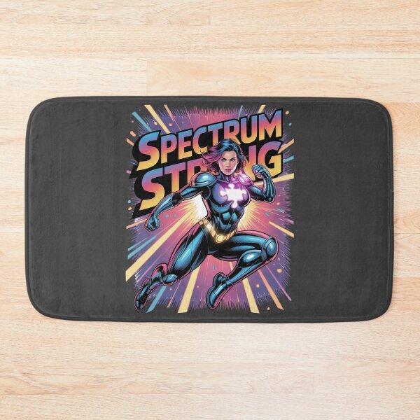 Item preview, Spectrum Strong - Autism Warrior (Female Heroic Version) designed and sold by GENX-AUTISM-DAD.