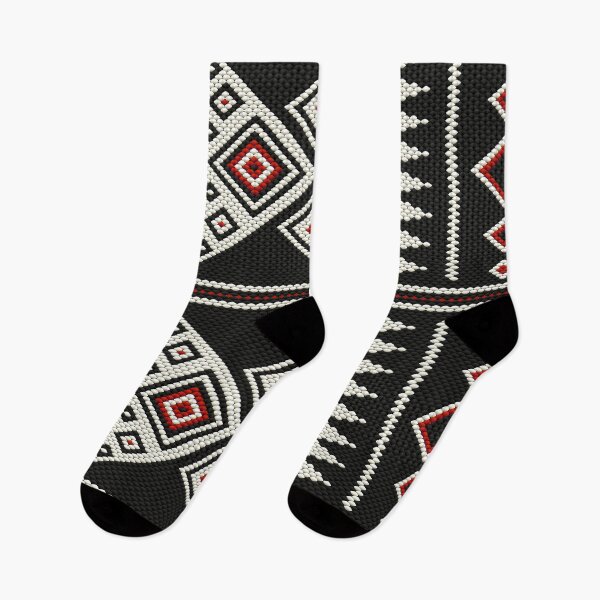 Item preview, Red And Black Detailed Traditional Folk Sadu Arabian Handcrafted Weaving Pattern by Craitza designed and sold by House of Sadu by Craitza.