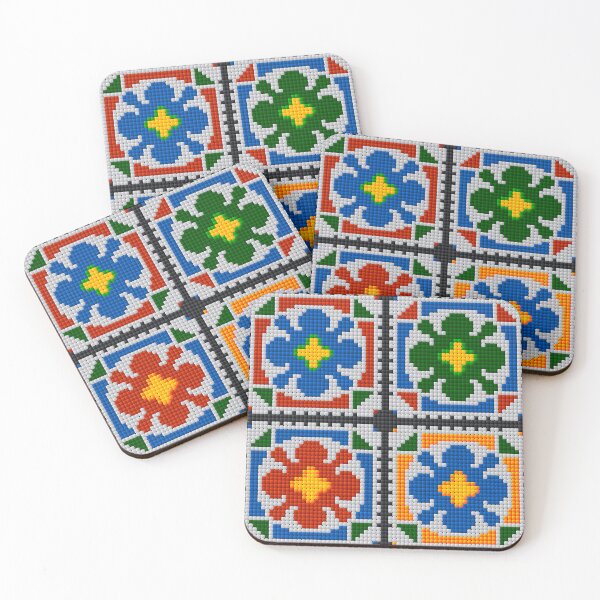 Item preview, Traditional Romanian Folk Floral Decorative Pattern designed and sold by House of Sadu by Craitza.