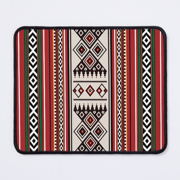Item preview, Beautiful Sadu Texture Background Red Rug Vintage Pattern designed and sold by House of Sadu by Craitza.